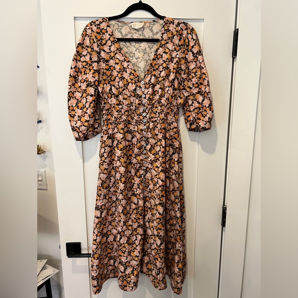 The Westside Floral Midi Dress